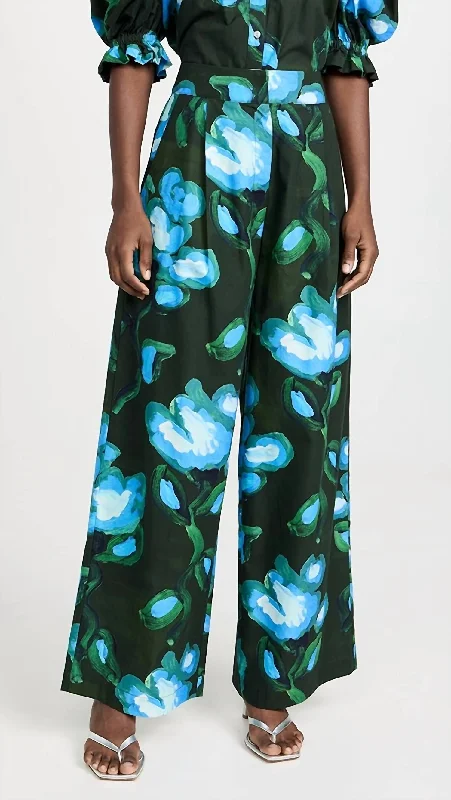 women's summer pantsPanca Pants In Recuerdos Verde