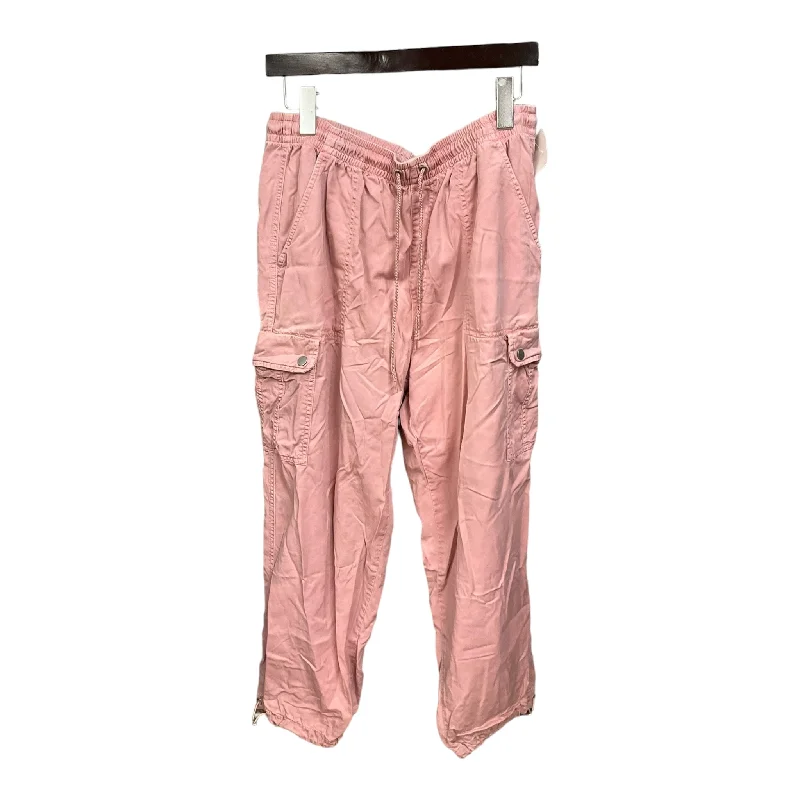 women's spring pantsPink Pants Cargo & Utility Time And Tru, Size L