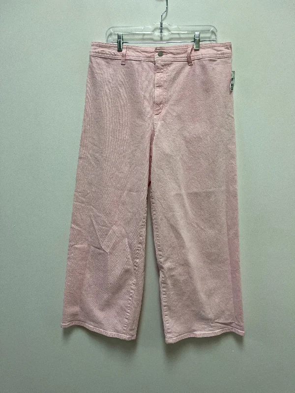 women's vintage pantsPink Pants Wide Leg Universal Thread, Size 14