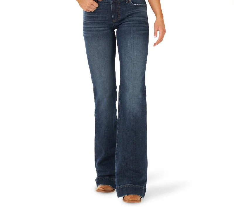 women's bootcut pantsRetro Mae Trouser Jean In Shelby