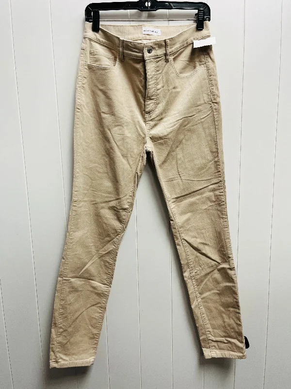 women's leggingsTan Pants Corduroy Loft, Size 6