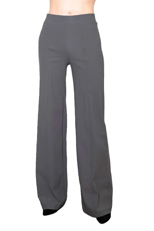 women's fall pantsTech Stretch Wide Pants In Grey