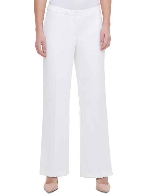 women's luxury pantsWomens Flare Slit Wide Leg Pants