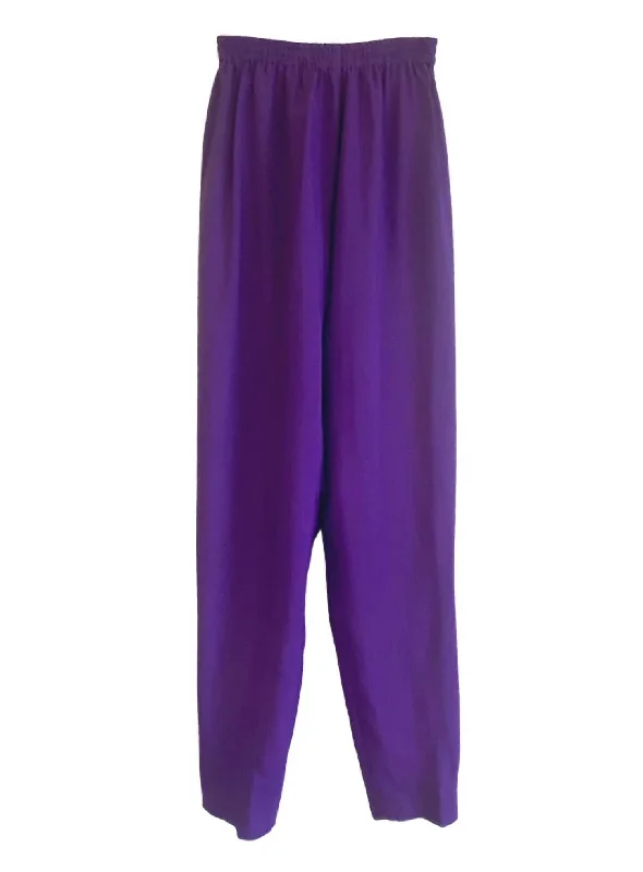 women's petite pantsWomen's Ripstop Elastic Pants In Violet