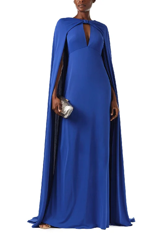 Denim DressCape Sleeve Gown