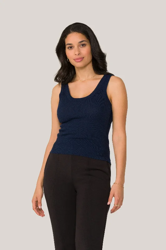 women's tops for those who appreciate subtle and muted tonesVida Knit Tank