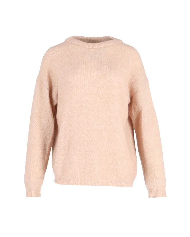 Hooded SweatersAcne Studios Brushed Knit Sweater in Peach Mohair