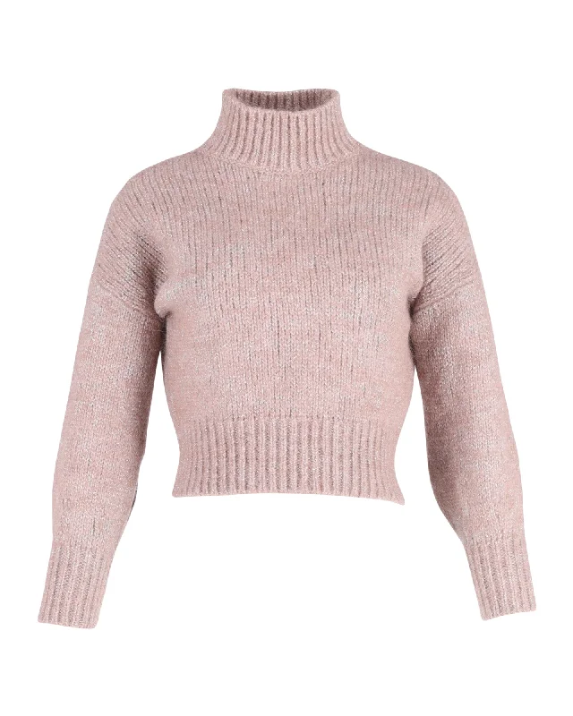 Cashmere Custom Children's SweatersHugo Boss Turtleneck Sweater in Pink Wool