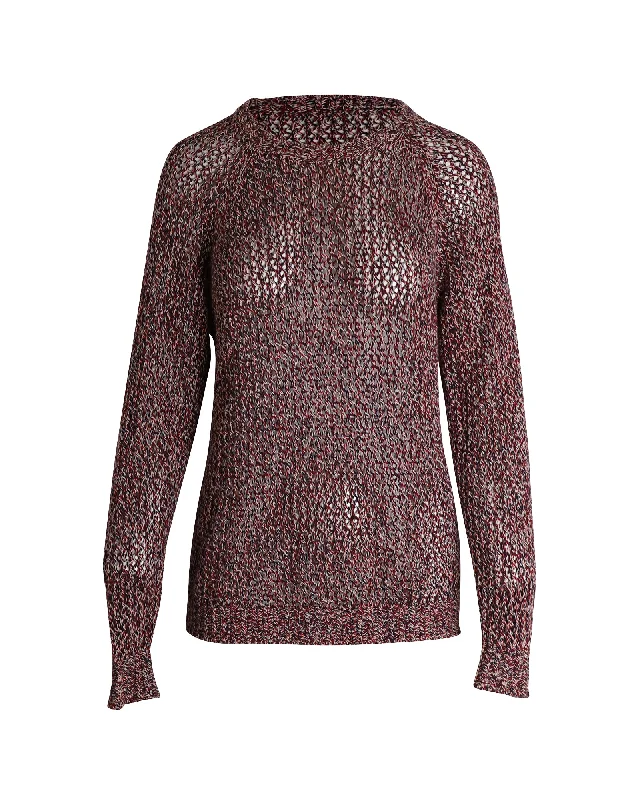 Luxurious Oversized Cardigan SweatersIsabel Marant Etoile Scoop Neck Sweater in Multicolor Cotton