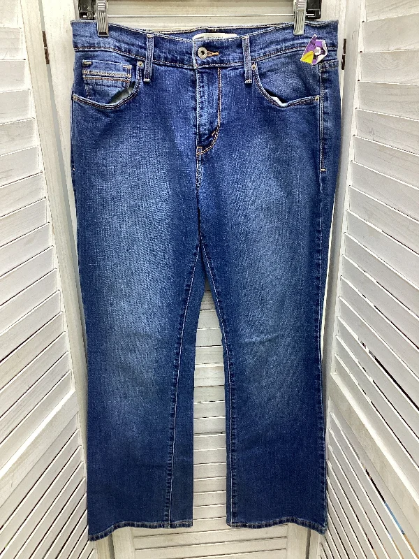 Jeans Boot Cut By Levis In Blue Denim, Size: 6