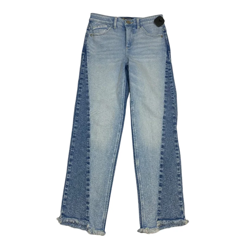 Jeans Straight By Democracy In Blue Denim, Size: 4