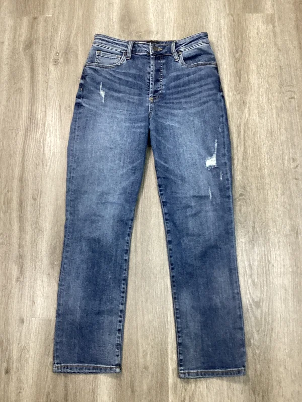 Jeans Straight By Kut In Blue Denim, Size: 2