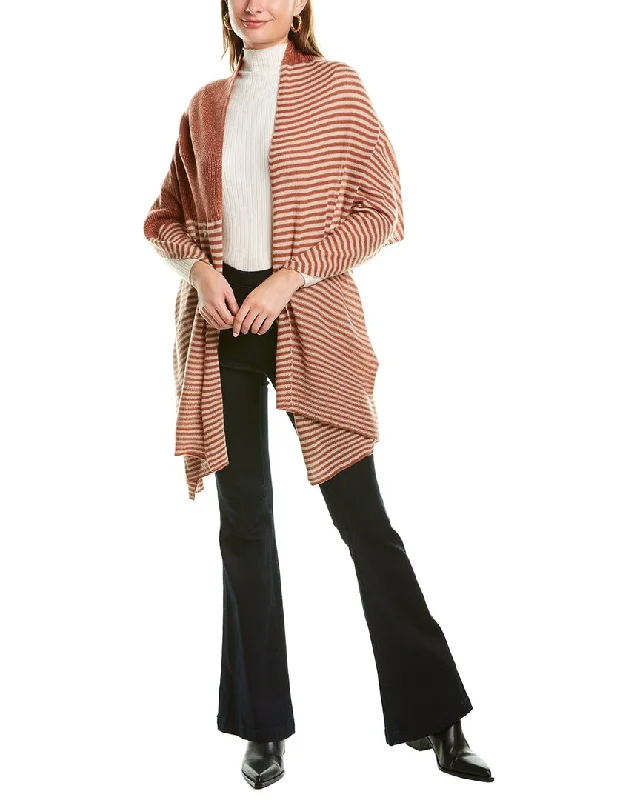 Fitted Cashmere SweatersPortolano Stripes & Lurex Cashmere Wrap