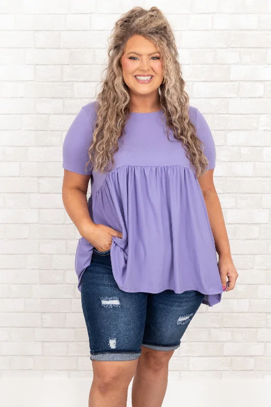 women's tops for business casual attirePrincess And Punks Top, Lavender