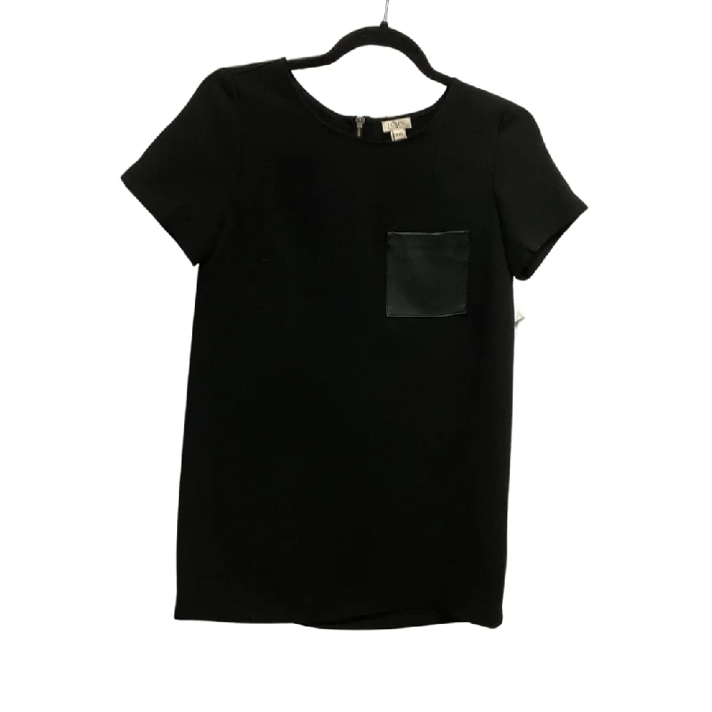 women's tops for black-tie affairsTop Short Sleeve By J. Crew In Black, Size: Xxs