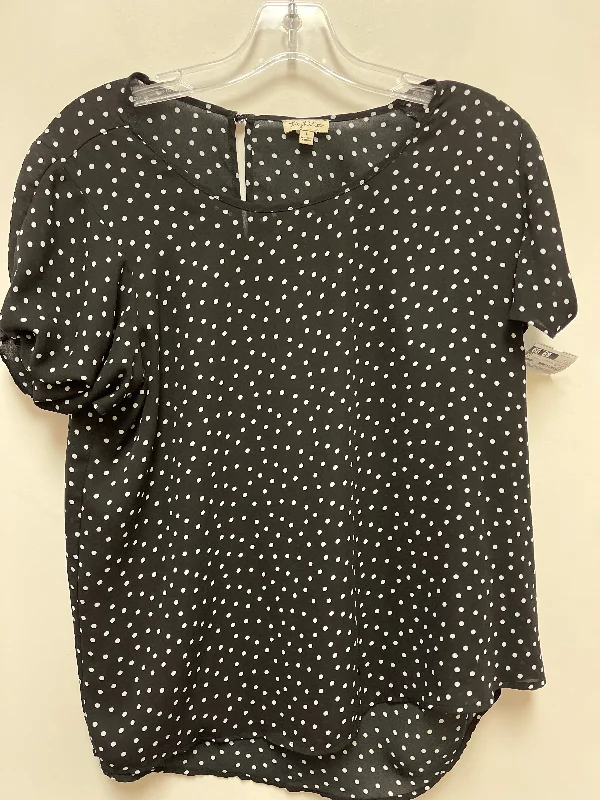 women's tops with floral printsTop Short Sleeve By Lily White In Polkadot Pattern, Size: L