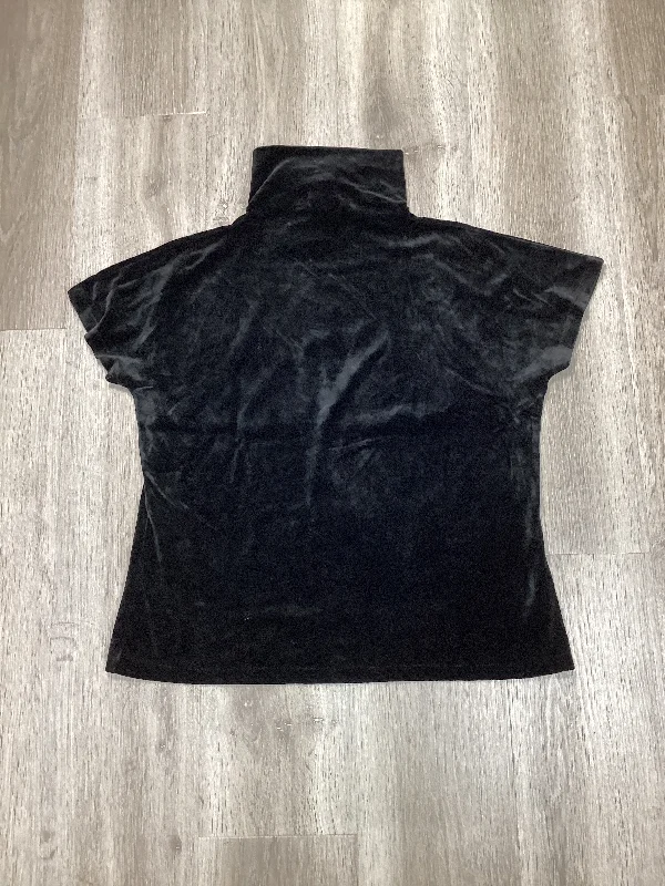 women's tops for those who love to shop for unique findsTop Short Sleeve By Talbots In Black, Size: Xl